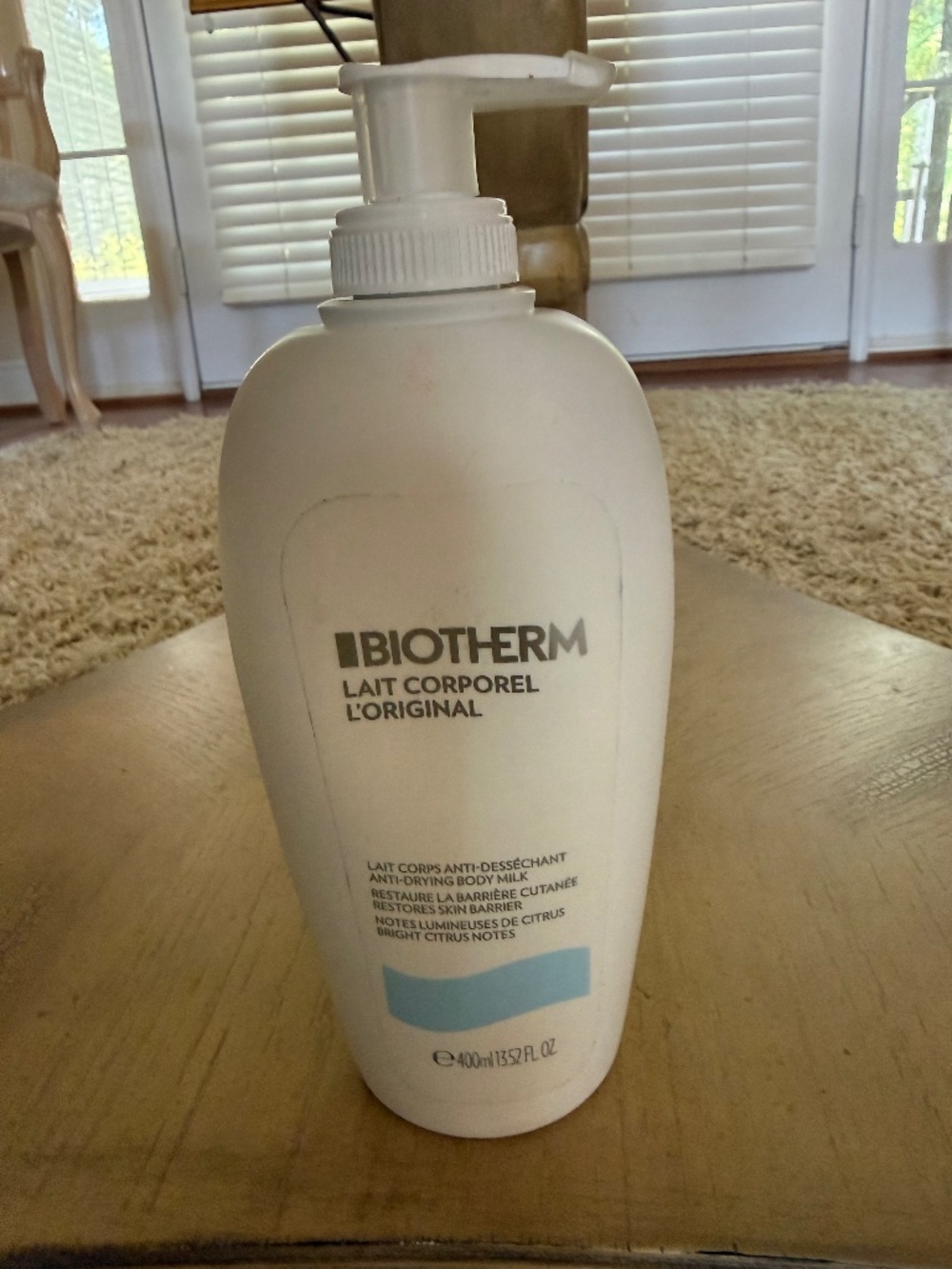 Biotherm Lait Corporel Anti Drying Body Milk Body Lotion 13.52 oz Pump New